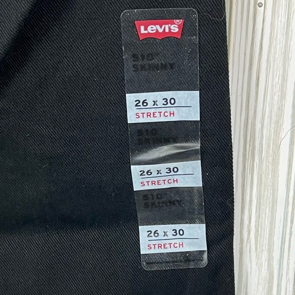 NWT- Levi 510 Black Jeans - Picture 6 of 6
